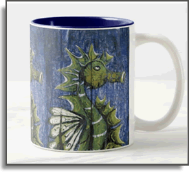 Underwater Garden - Island Art by Yotigo Mug